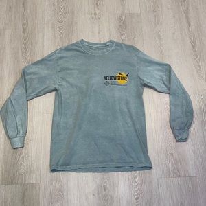 Yellow stone long sleeve tee